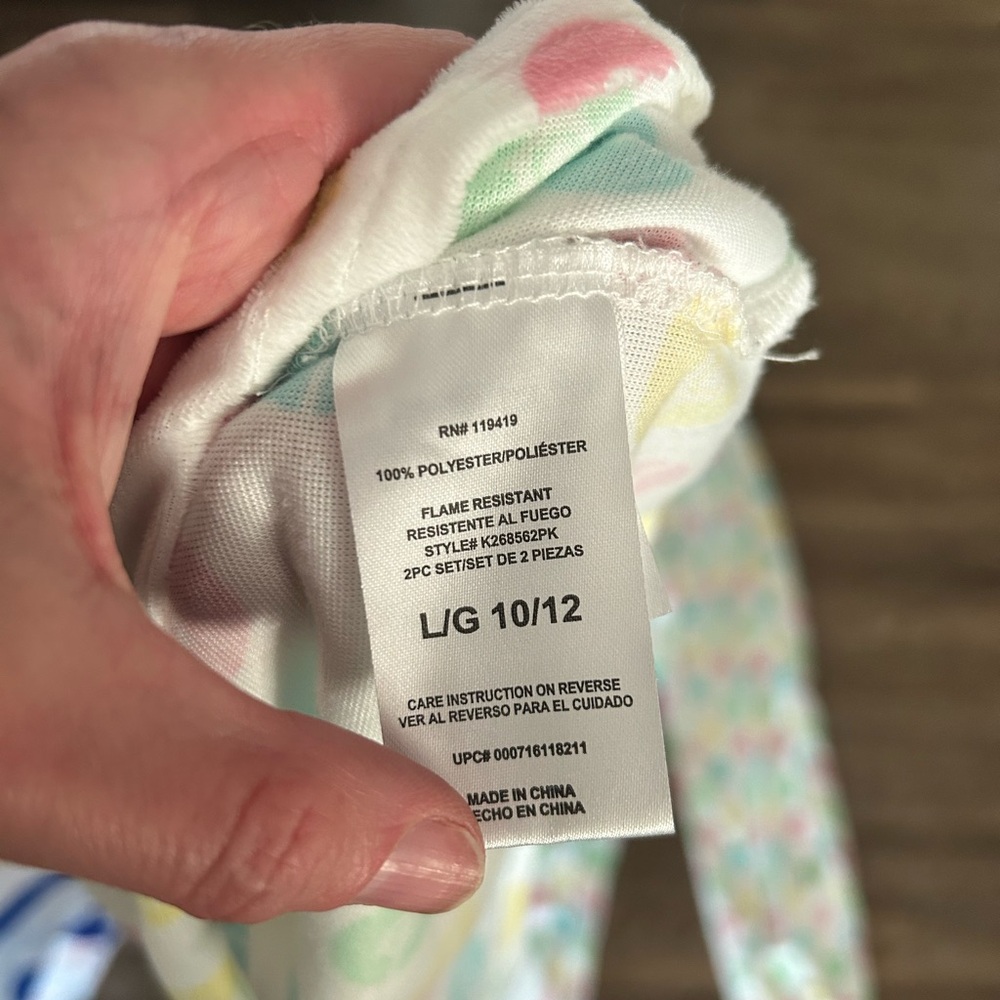 Girls 2-Piece Pokémon Pajama Set Large 10/12 - Picture 4 of 7